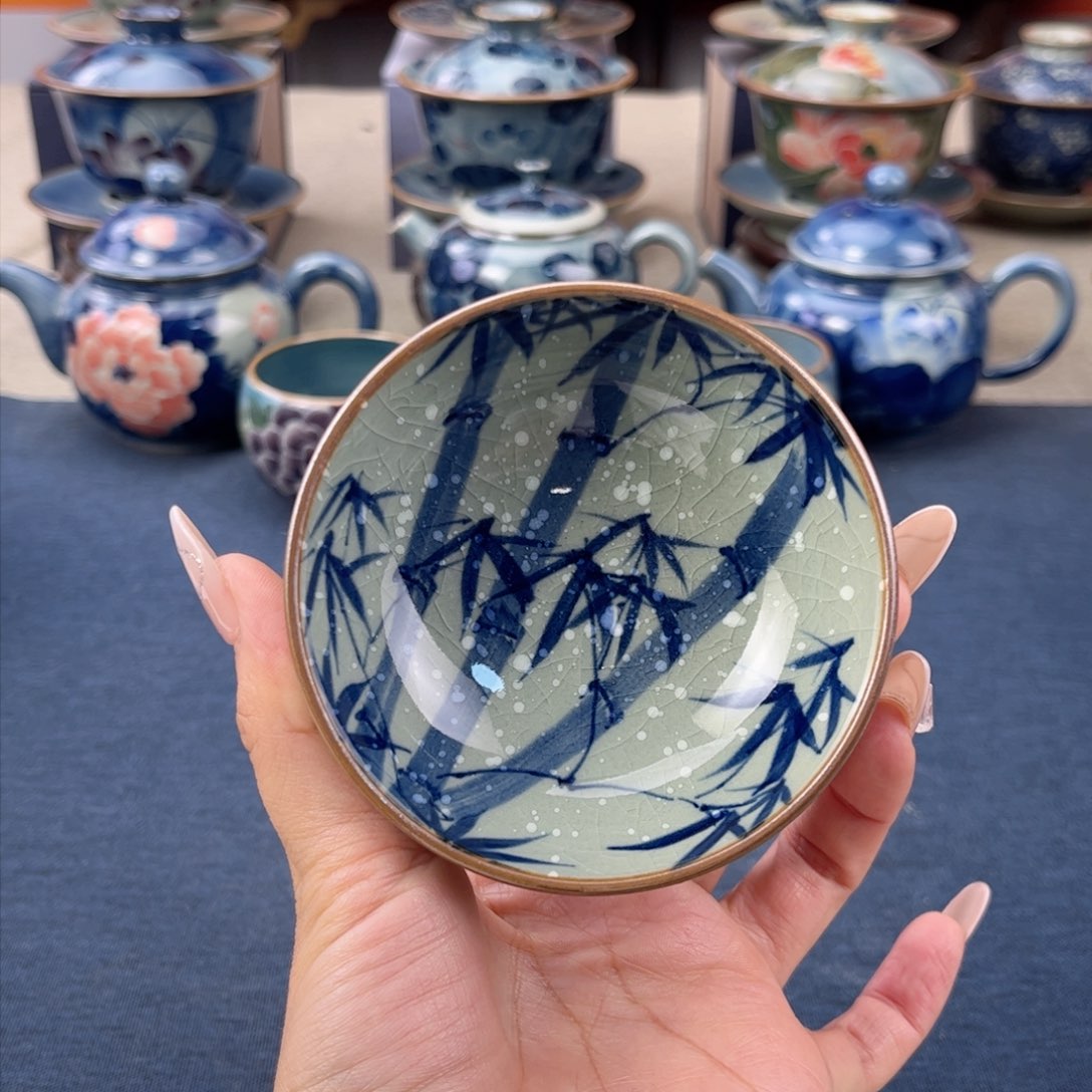 杯景德镇手绘手工茶具