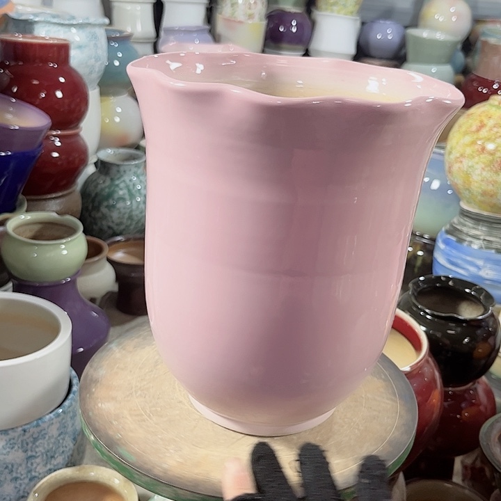 瓶口19高25 景德镇陶瓷学院满29包邮