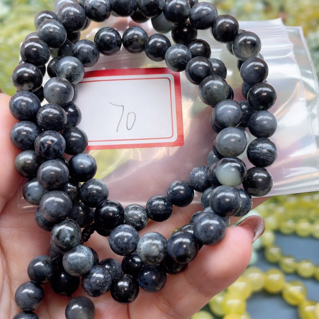 未镶嵌蛇纹石玉手串