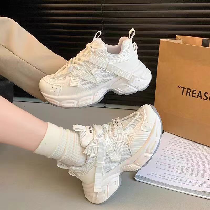 2509米厚底老爹鞋女ins潮2025年新款女鞋百搭网红休闲运动鞋子