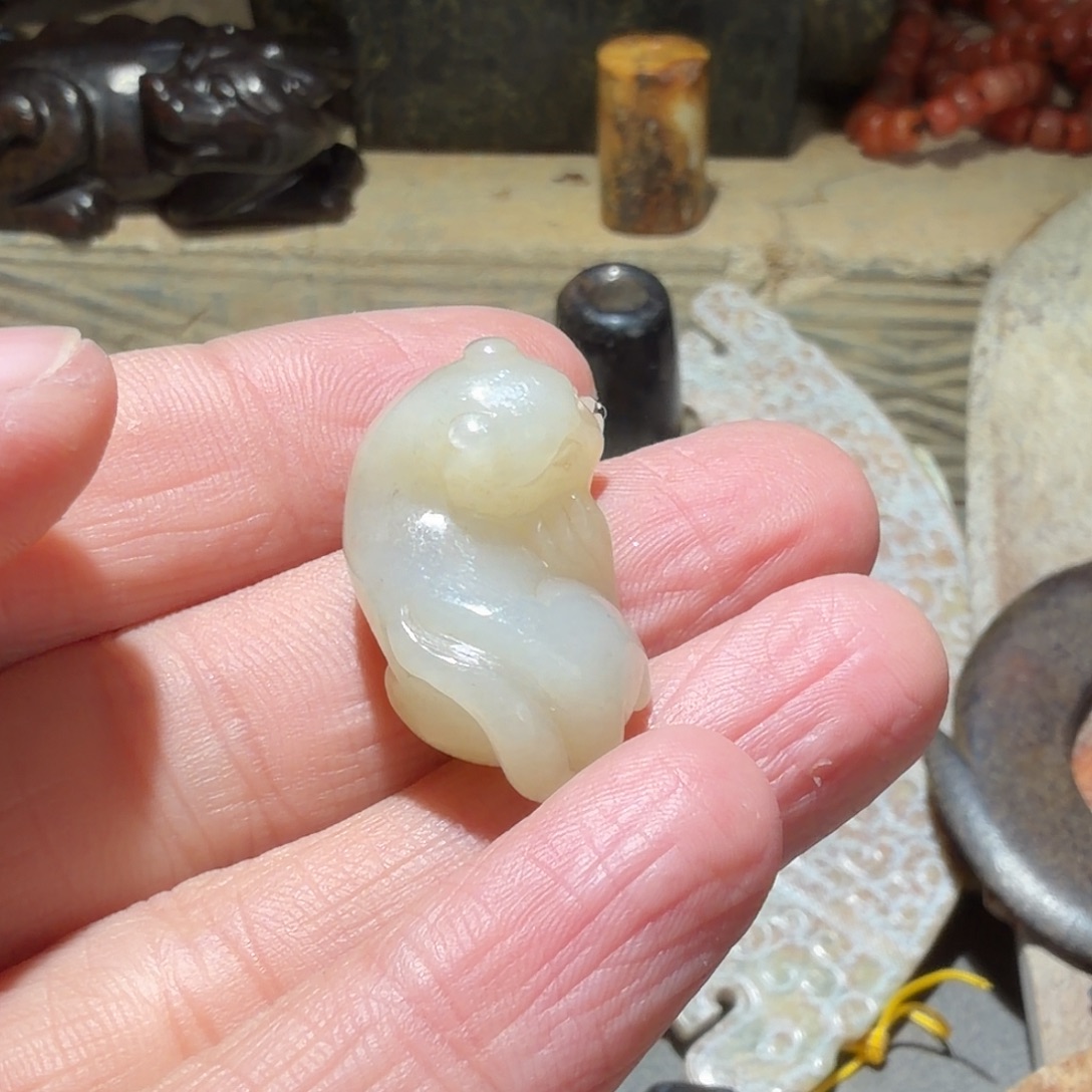 慧***和和田玉未镶嵌挂件