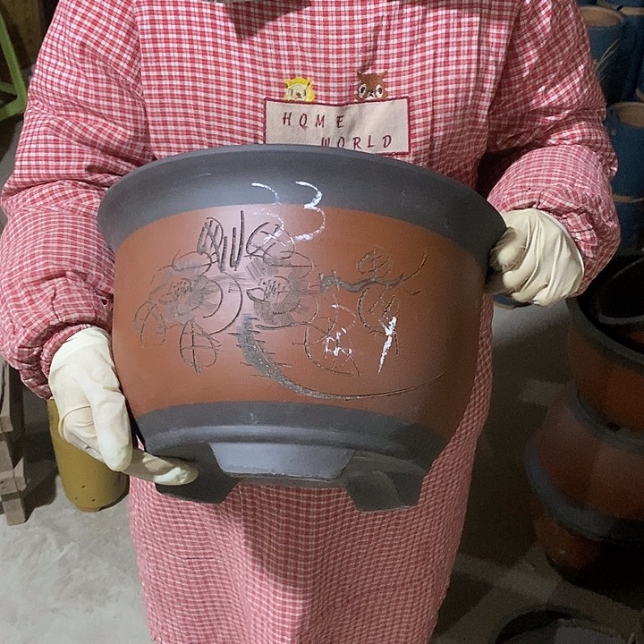 紫砂花盆紫砂花盆