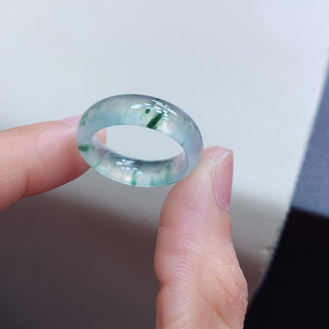 未镶嵌戒指翡翠13-14号