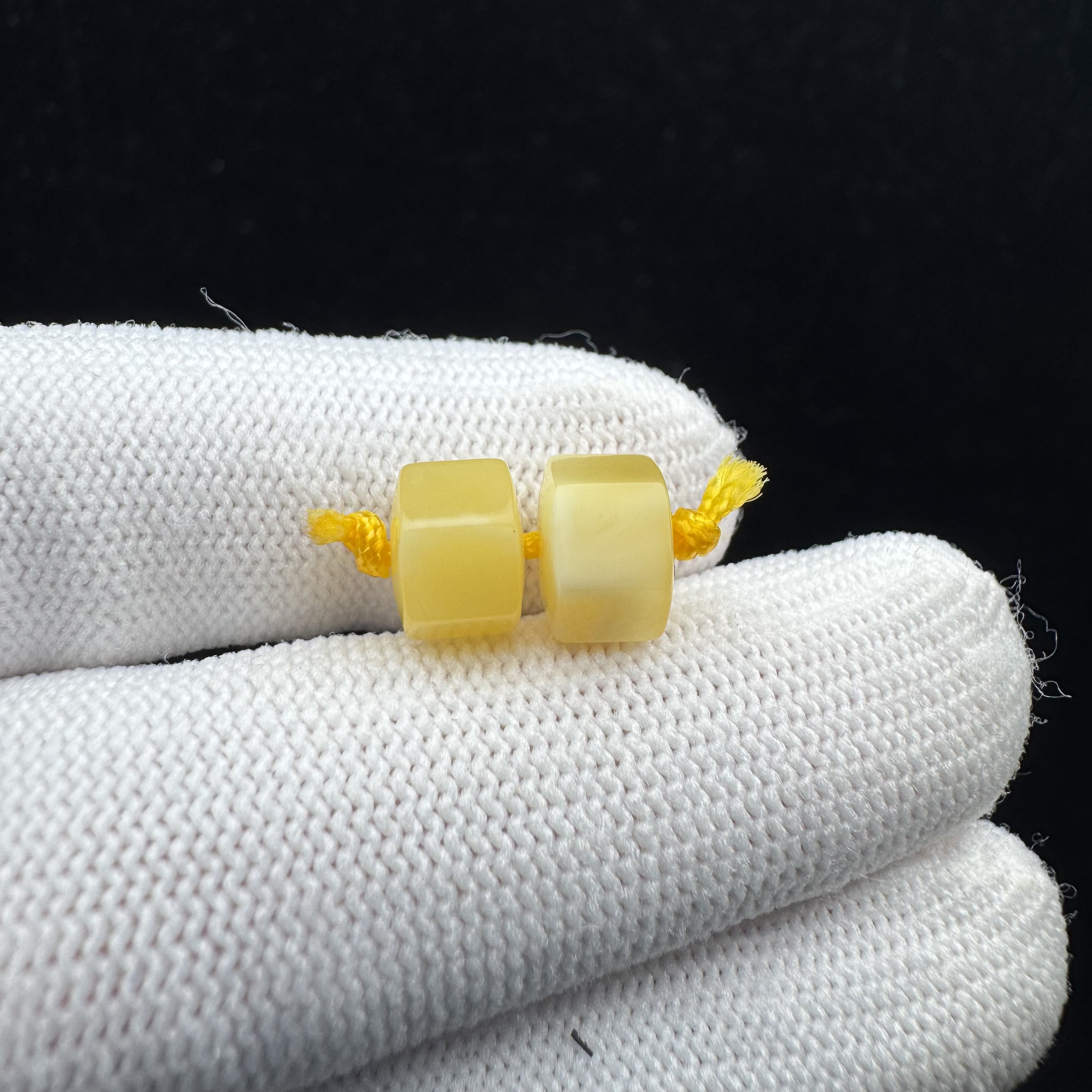 J2875天然矿源蜜蜡 墩子 7.9mm支持复检假一罚四