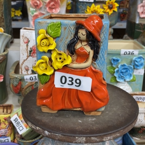 【闪购商品】红陶粗陶材质多肉花盆