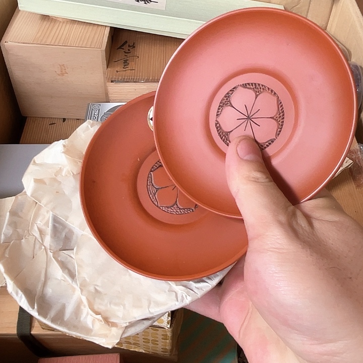 琉璃手工艺品4片常华