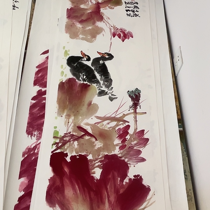 国画张圣敏先生纯手绘作品