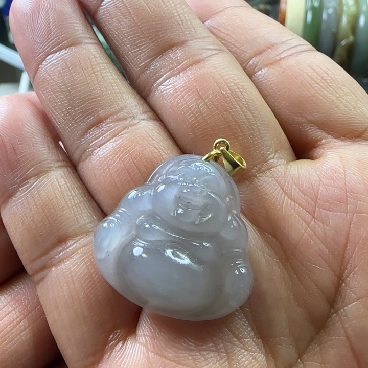 和田玉银S925镶嵌颈饰