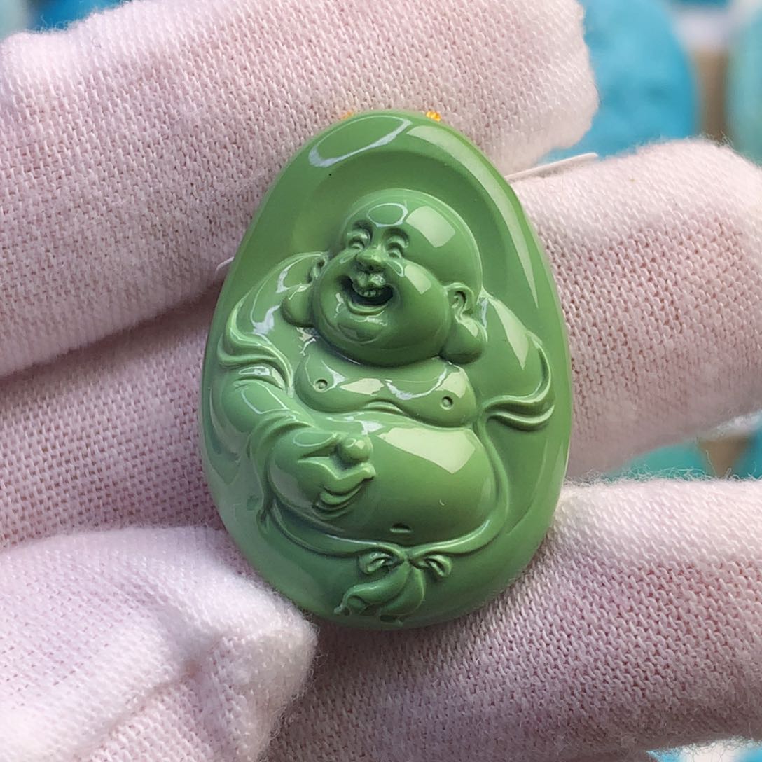 绿松石珠宝奇石未镶嵌