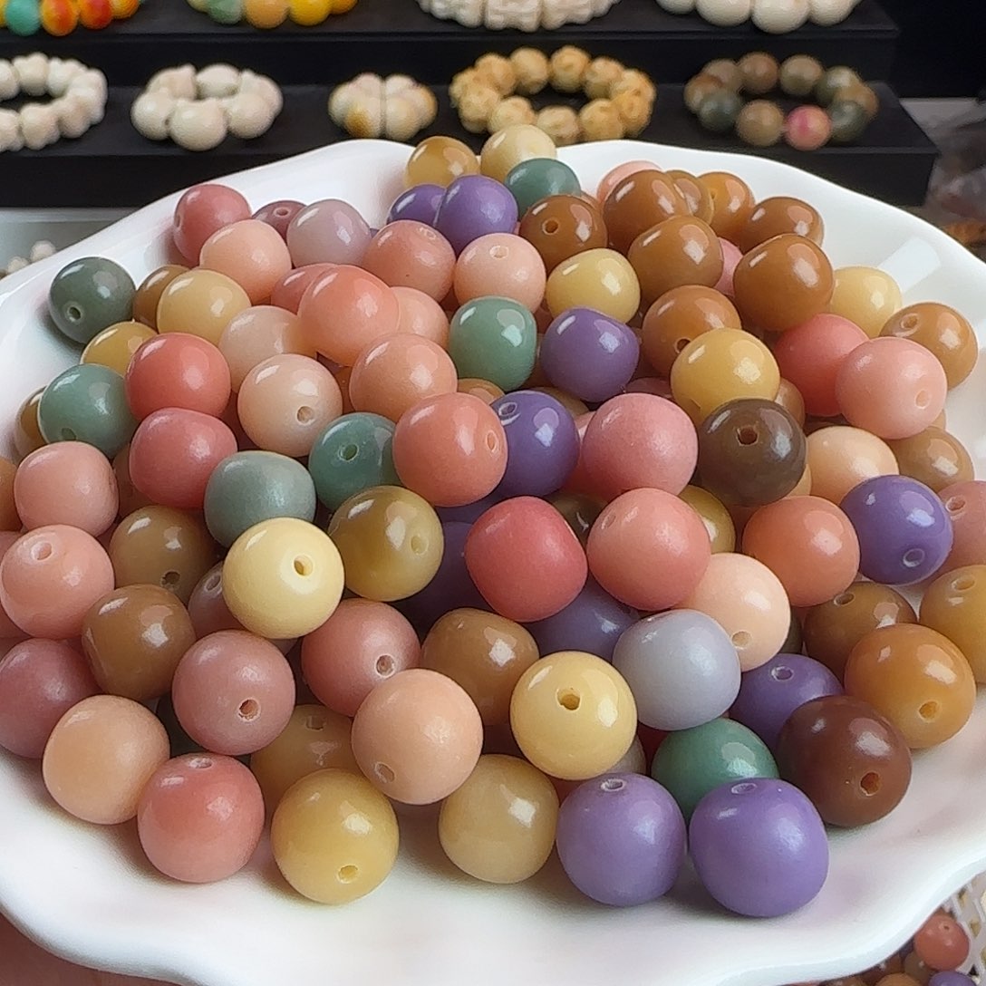手串菩提根/象牙果卡11玛卡龙苹果500颗