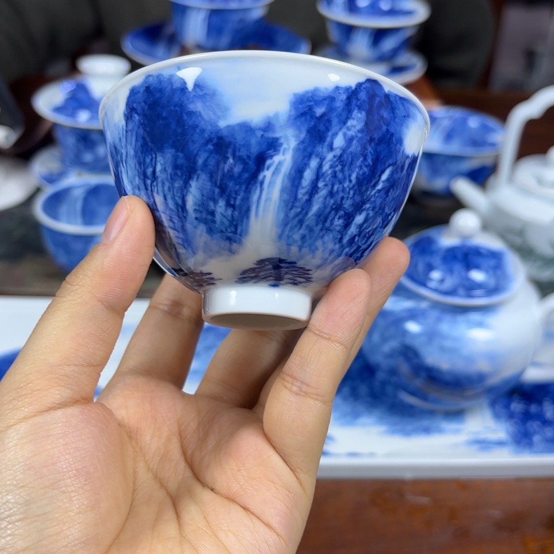 国一王老师手绘山水