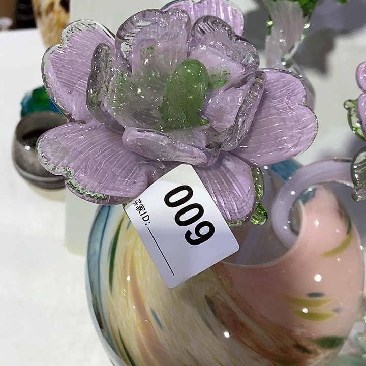 琉璃一*鸣琉璃花紫色一只