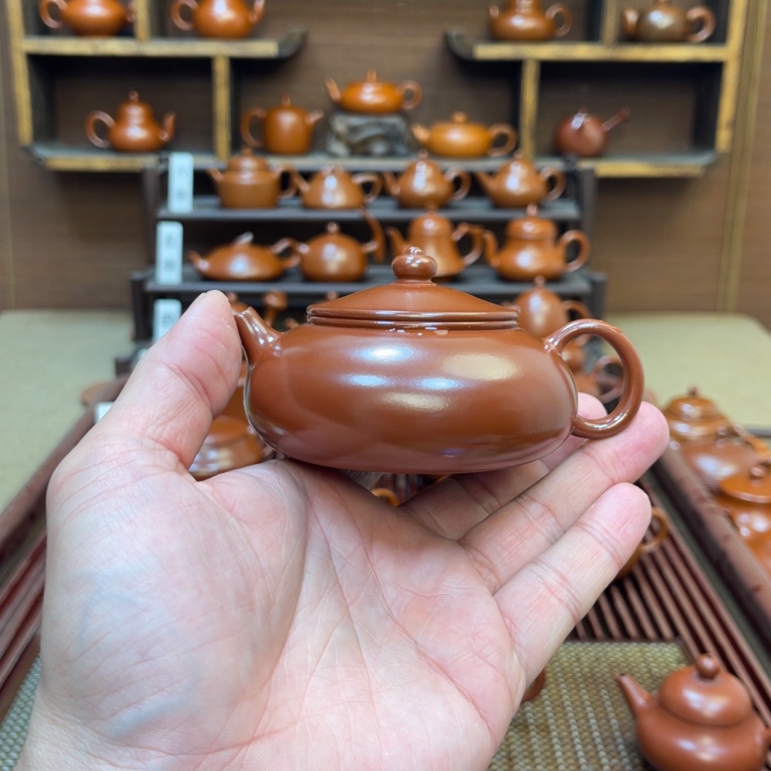 朱泥茶壶寒江120-130cc