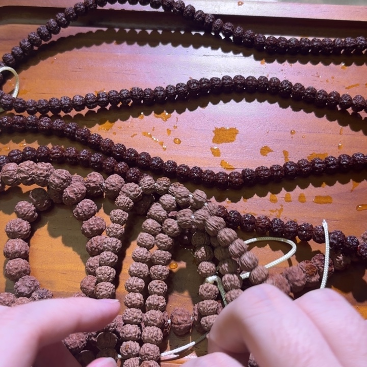 吊坠金刚菩提平头梅花108