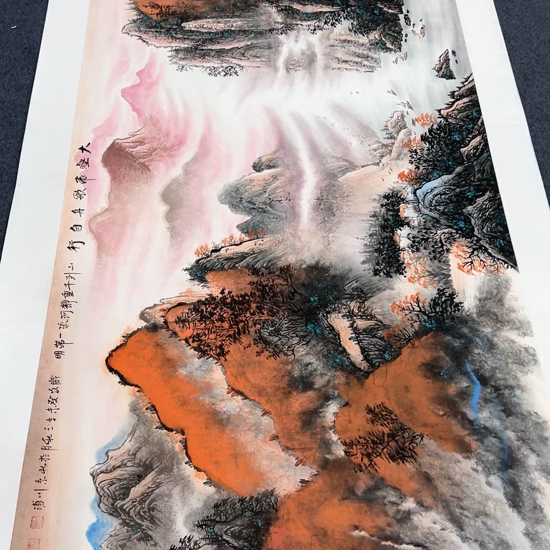 国画黎*李川浦老师作品