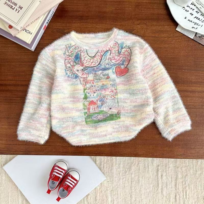 038-M31单链接手绘涂鸦长袖