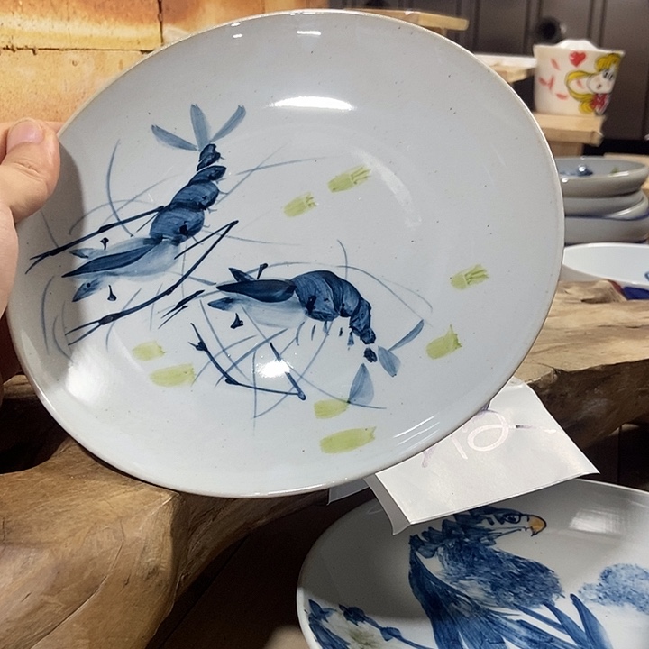 暇疵景德镇手绘高温釉下彩