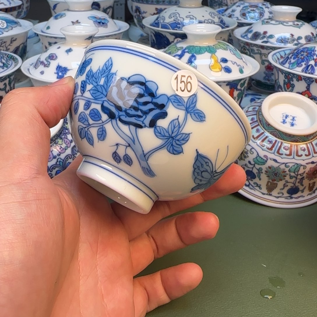 彦祖纯手工手绘茶具156