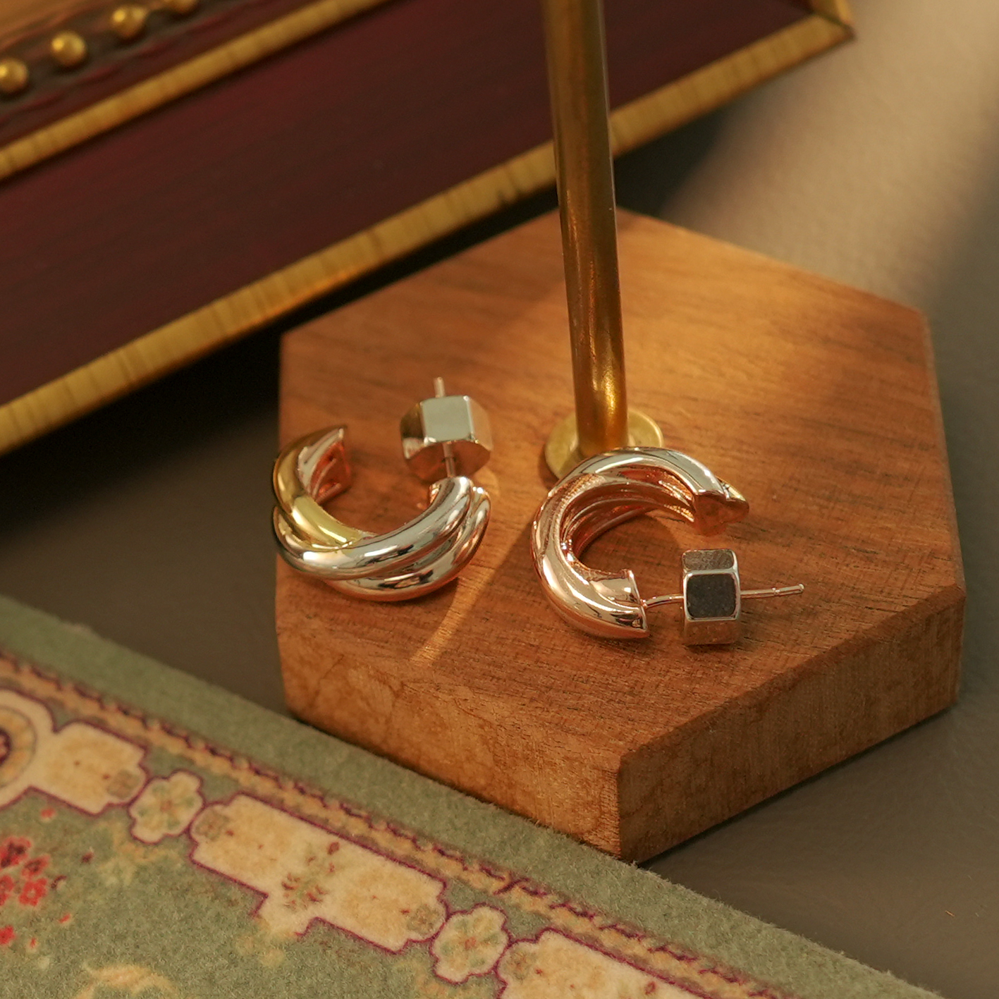 铜合金耳饰 Dries Criel耳饰~7137   X