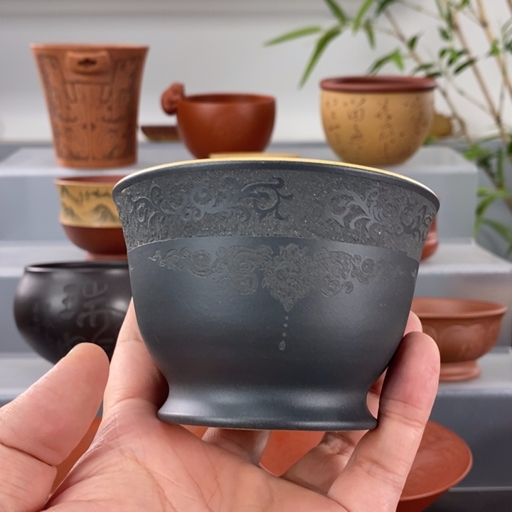 宜兴紫砂手工主人杯