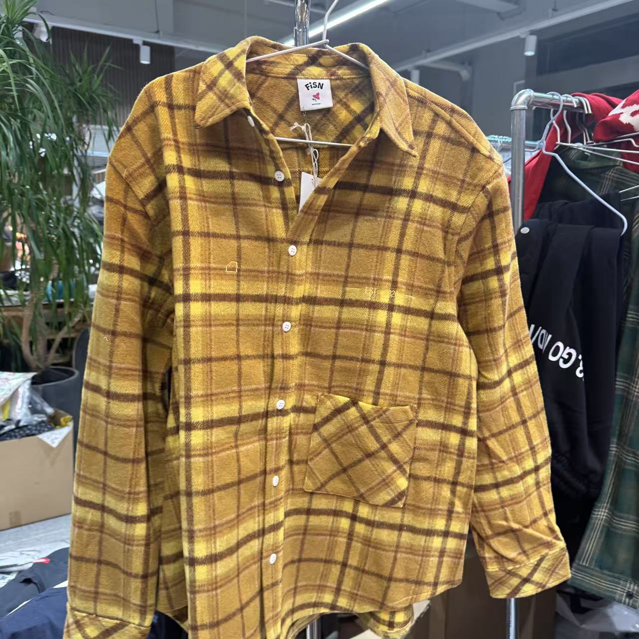 FISN 8.0格子外套 潮流服饰 FISN028