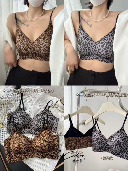 性感气质豹纹裹胸