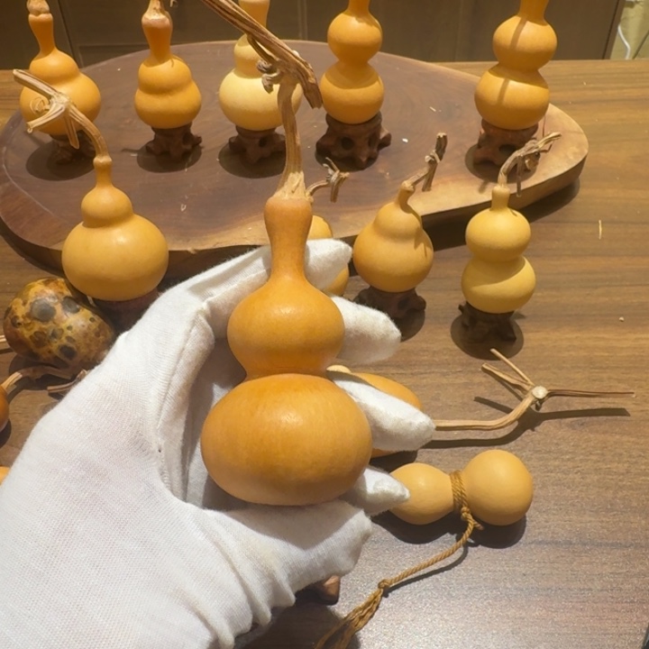 萨***m有机玻璃文玩葫芦手把件饰品