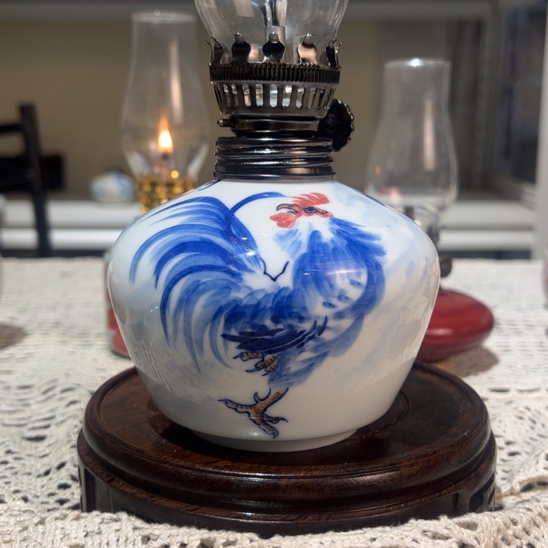 摆件景德镇陶瓷香薰灯