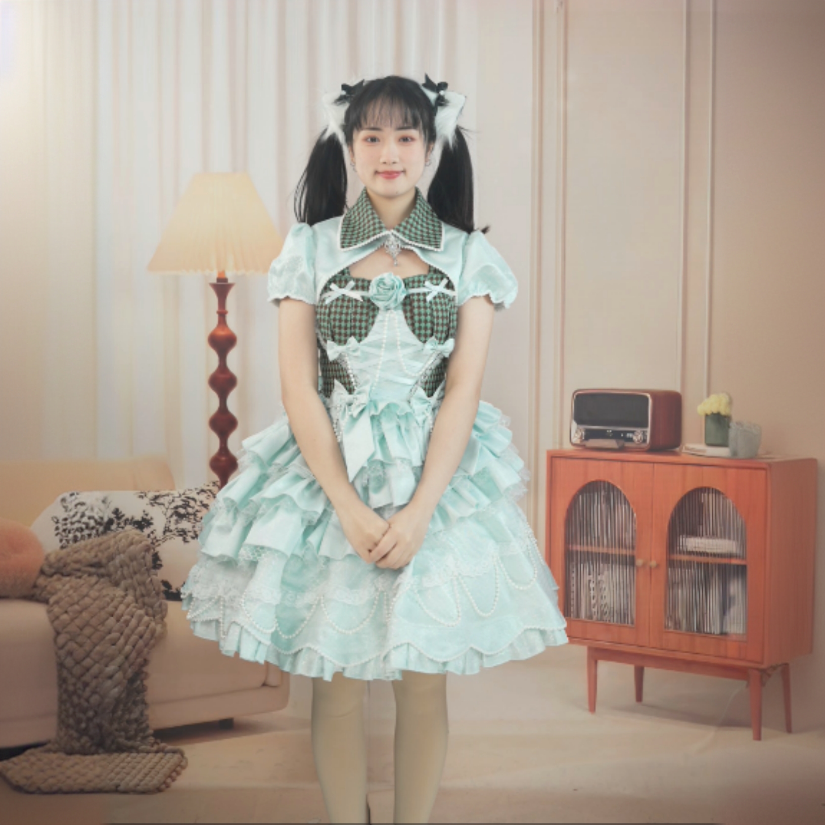 果果酱果原创lo裙森林慕斯打歌服 清仓不退换