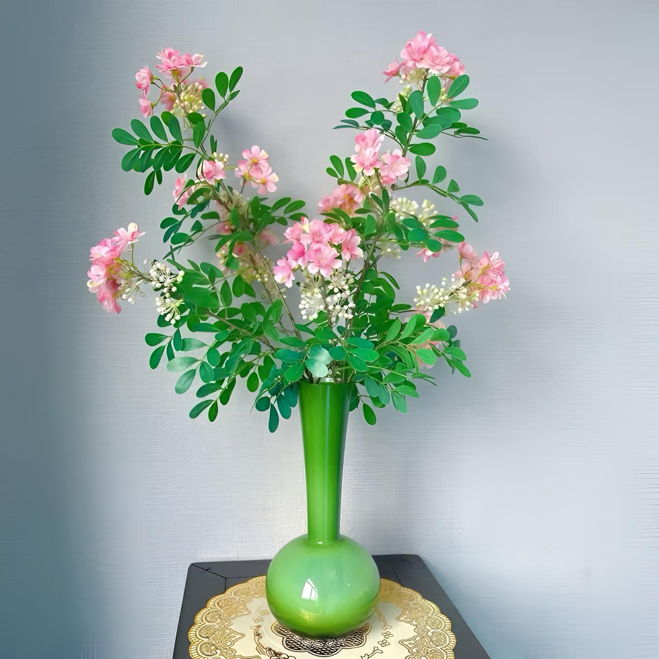 花妍高品质醉香含笑逼真仿真花居家插花摆件装饰假花绿植摄影道具