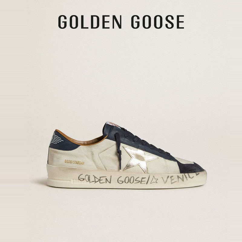 【春季新品】 Golden Goose男Stardan金属质感时尚星星脏脏鞋GGDB商品图