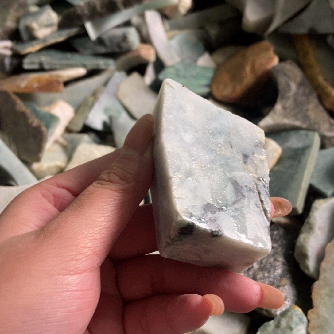 翡翠未镶嵌挂件天然翡翠