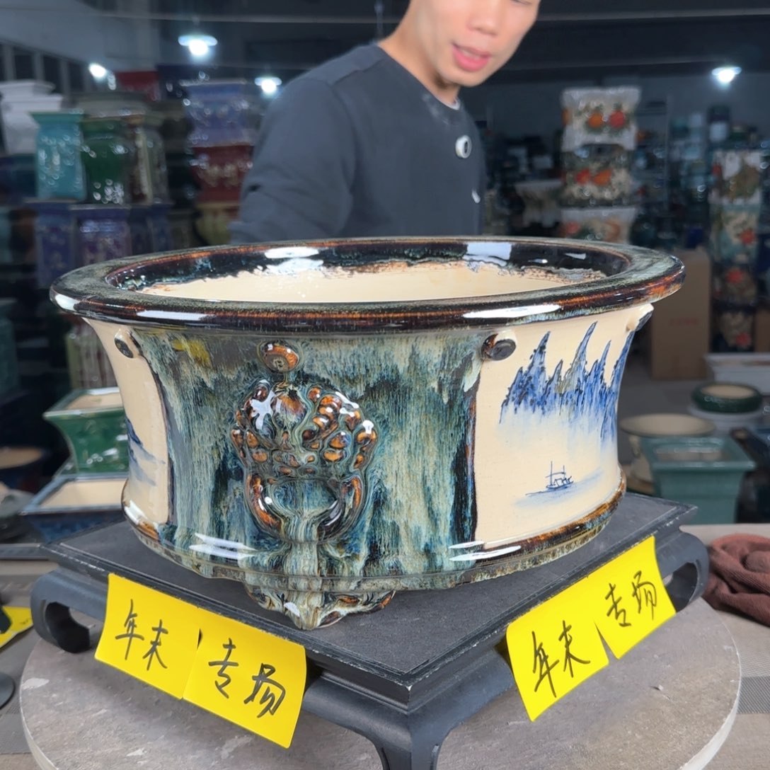一风堂石湾花盆。