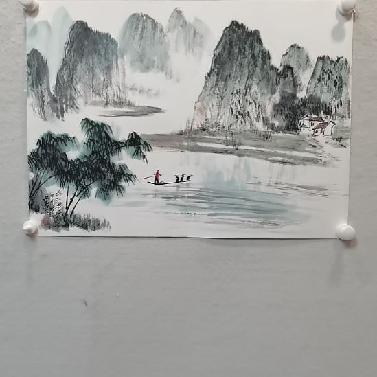 国画陕西书画放漏抖音直播间
