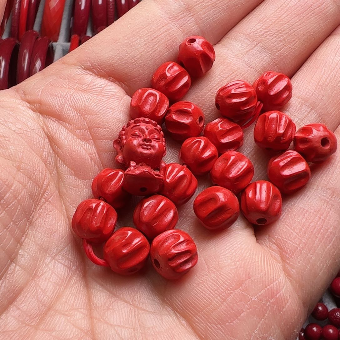 天然辰砂生肖羊手串85元