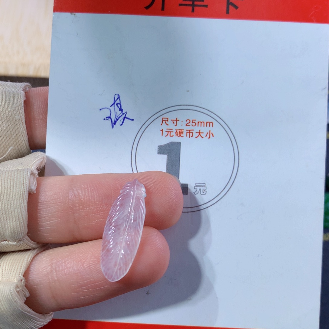 翡翠颈饰未镶嵌羽毛