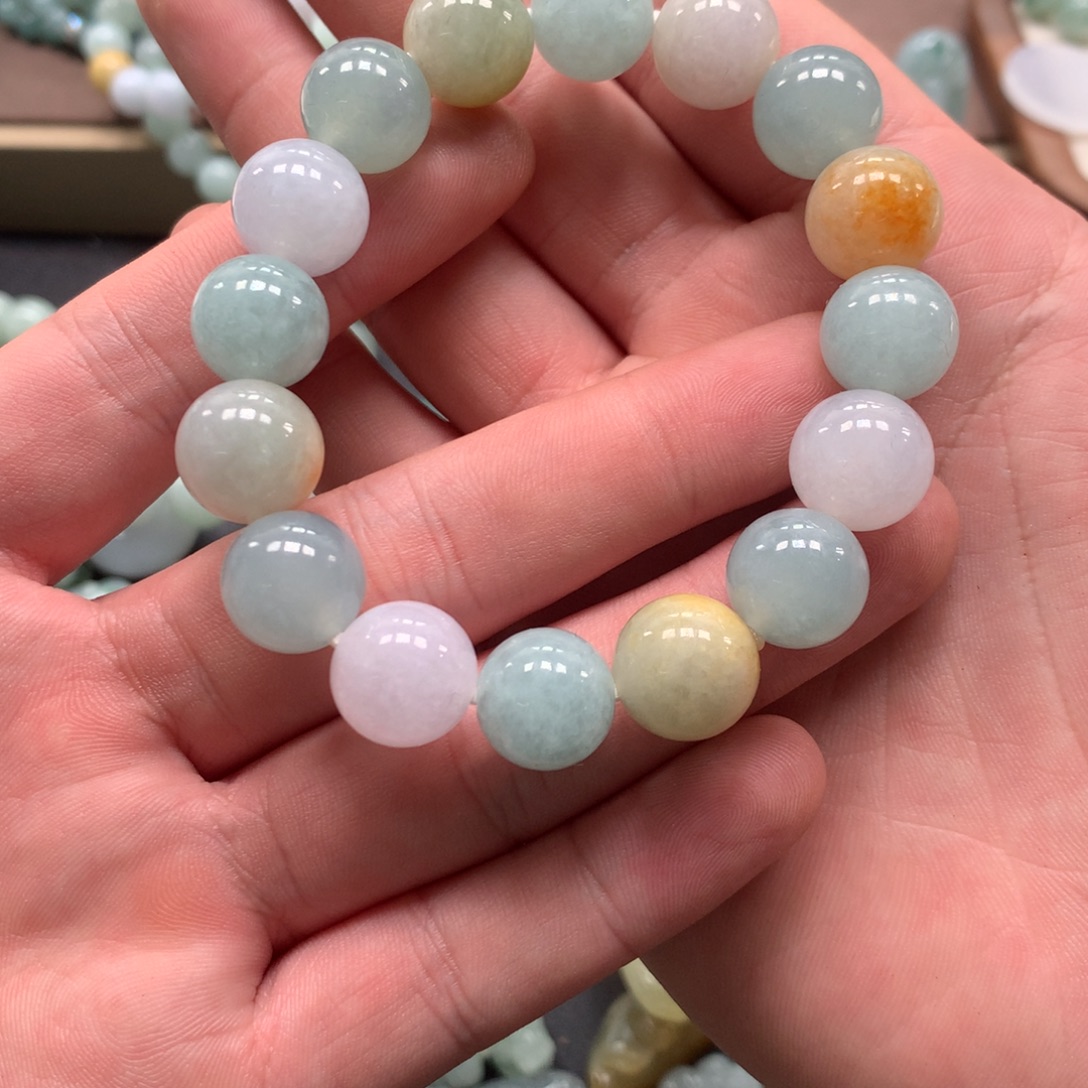 翡翠未镶嵌手链翡翠