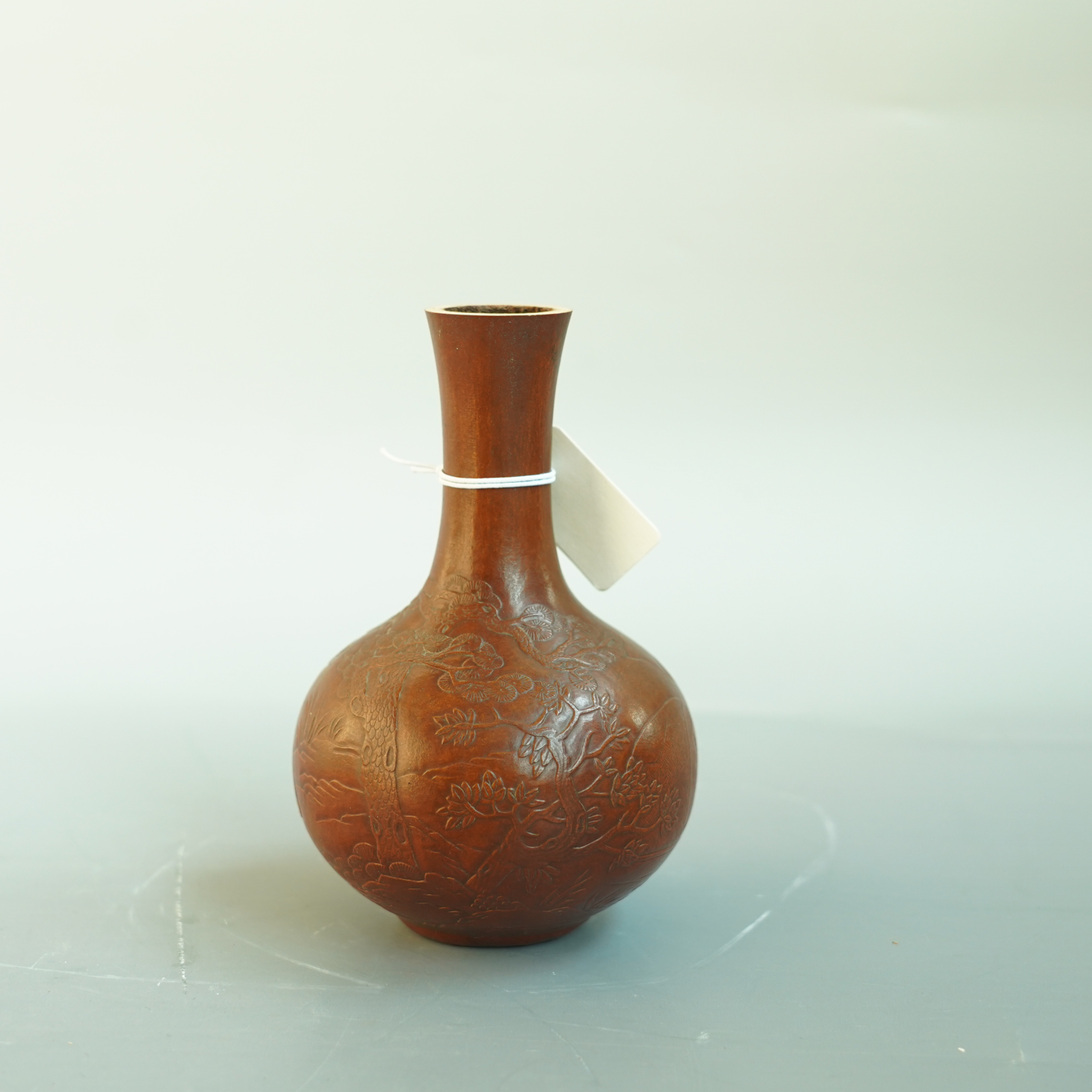 文华开物第17期拍品 4 民国 匏器人物故事小天球瓶