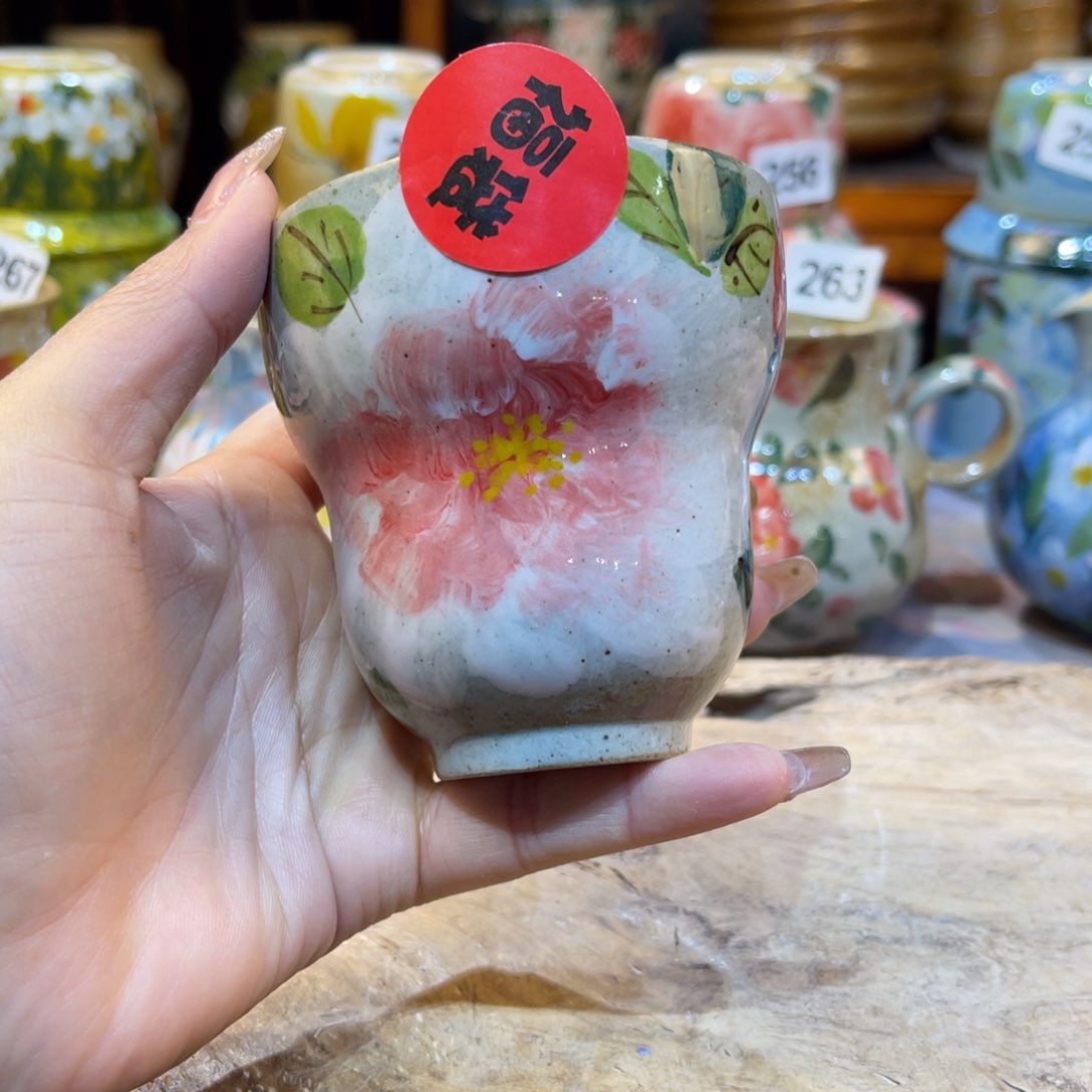 瓷片虎***妹景德镇手工制作