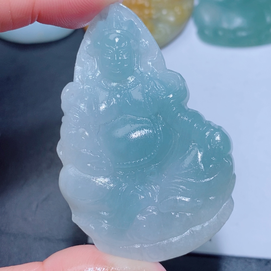 定制翡翠未镶嵌定制毛货翡翠挂件