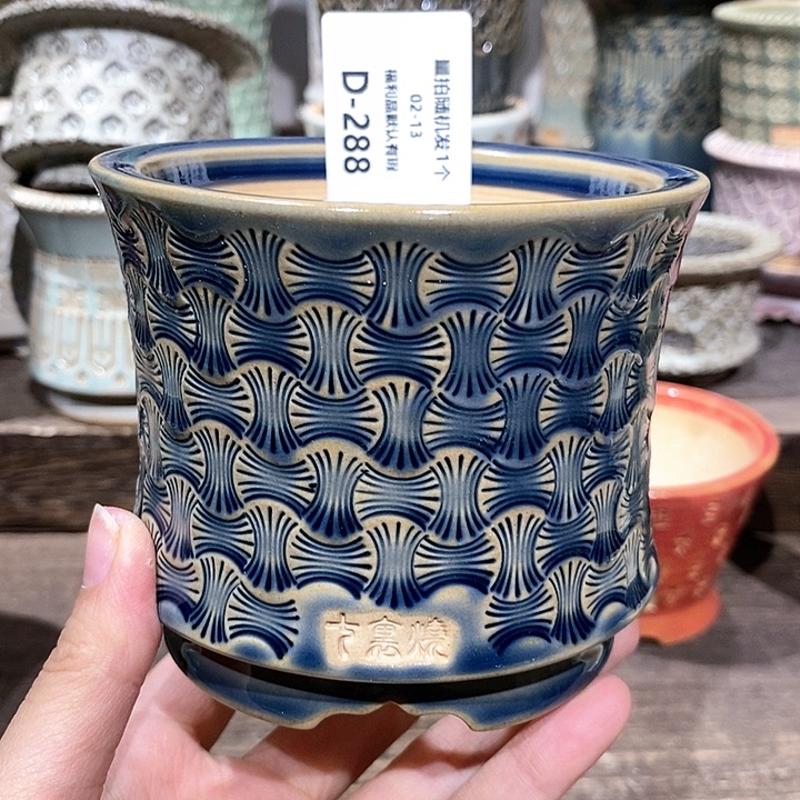 七里烧花盆2-13-288口径8