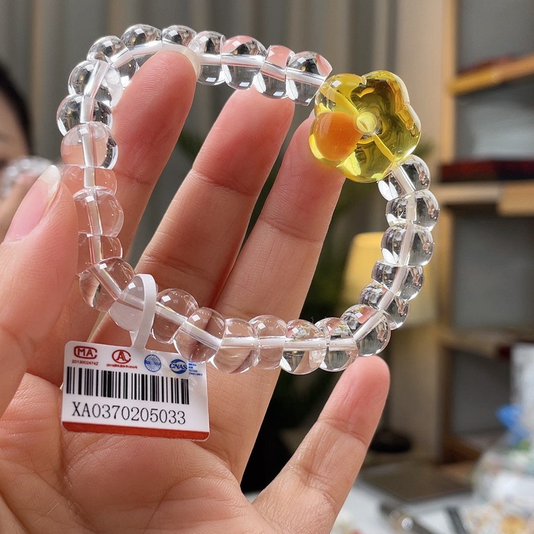 琥珀裸石未镶嵌琥珀手串