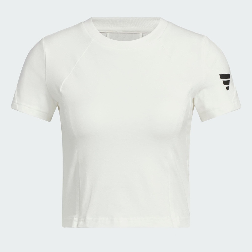 【滔搏联动】adidas阿迪达斯女子FUSTL W P SS T圆领T恤JW1882