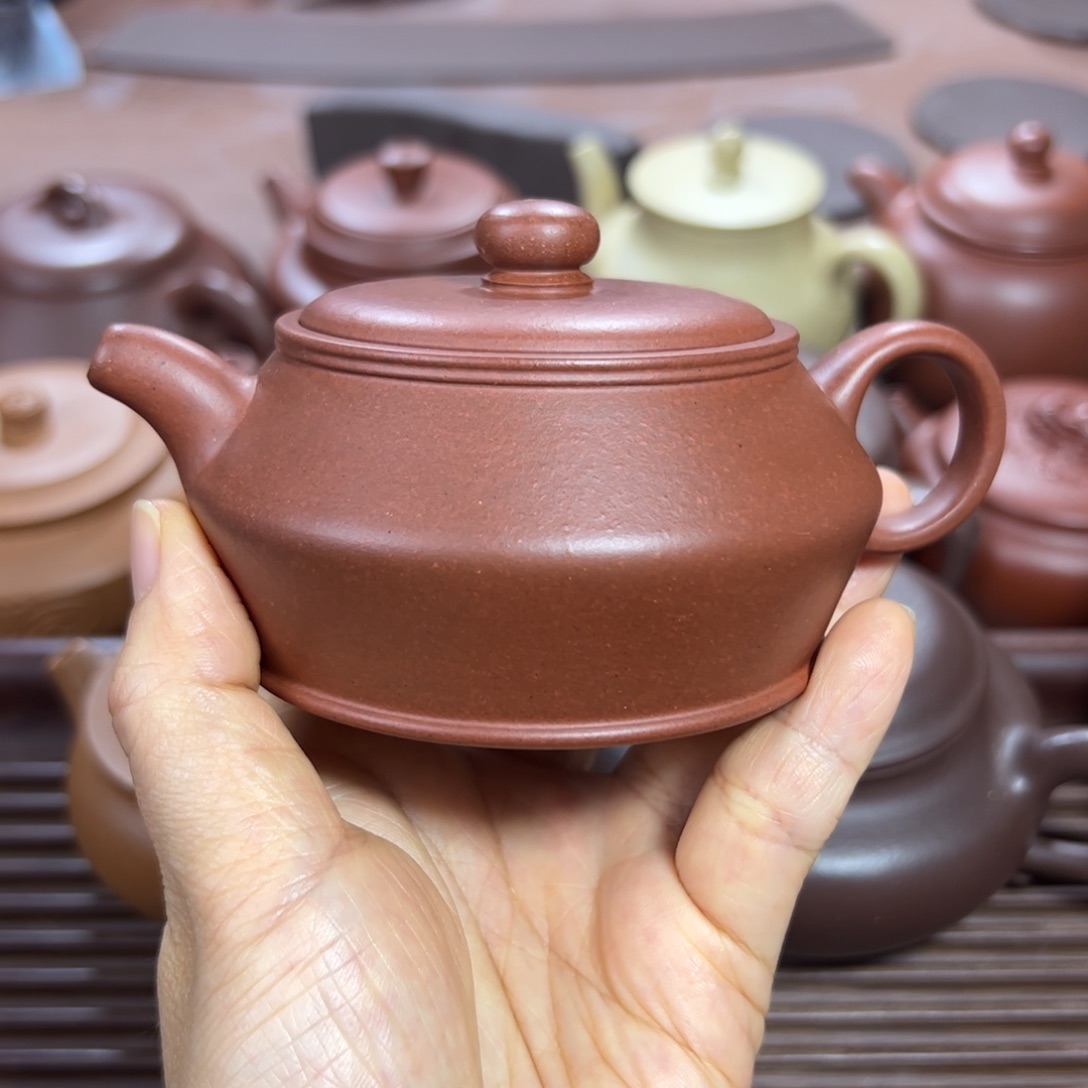 茶壶紫砂红皮龙 曼殊 160cc