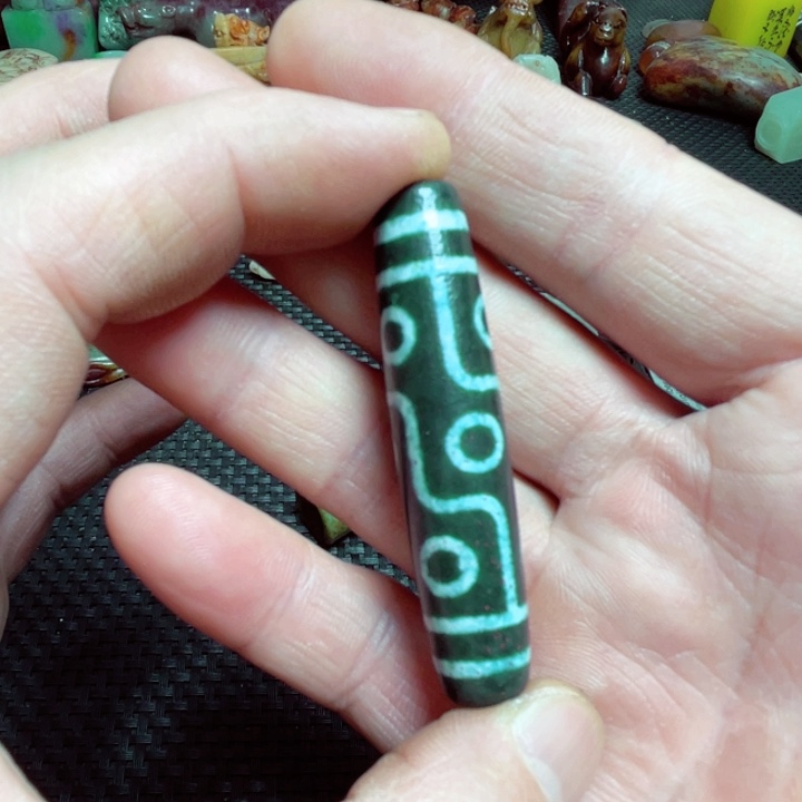 白玉菩提把件漂亮