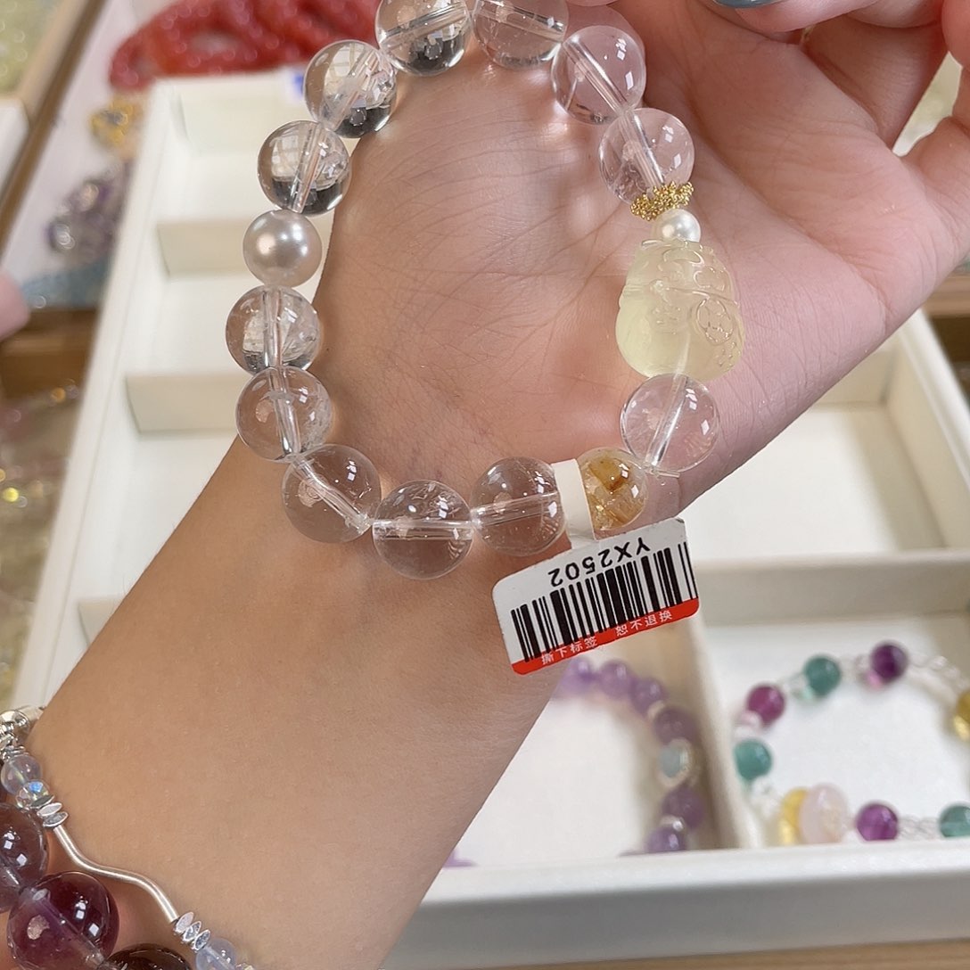 水晶手链未镶嵌多样性发货182