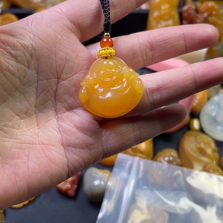 石英质玉吊坠(不含链)未镶嵌乐***石