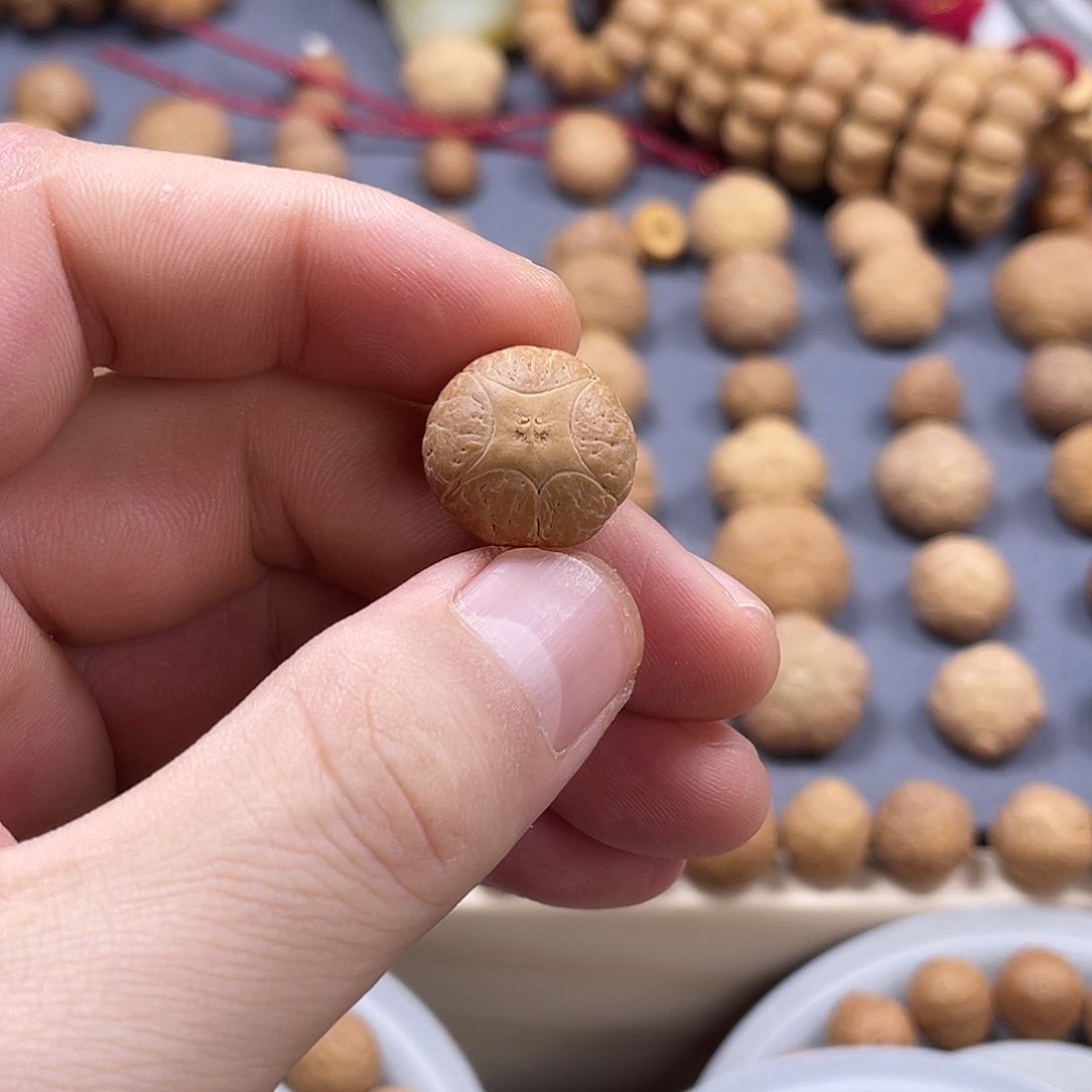 高***高凤眼菩提把件18mm五星单颗