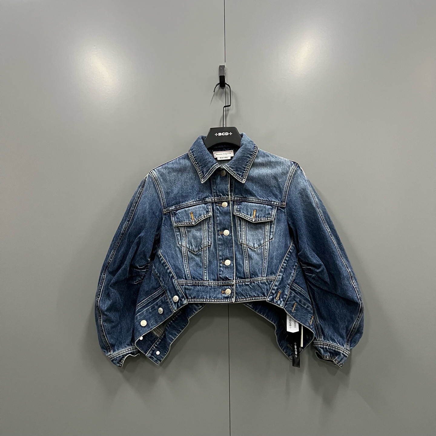 zz 短款多口袋牛仔外套打底衫 40码/98新/020030