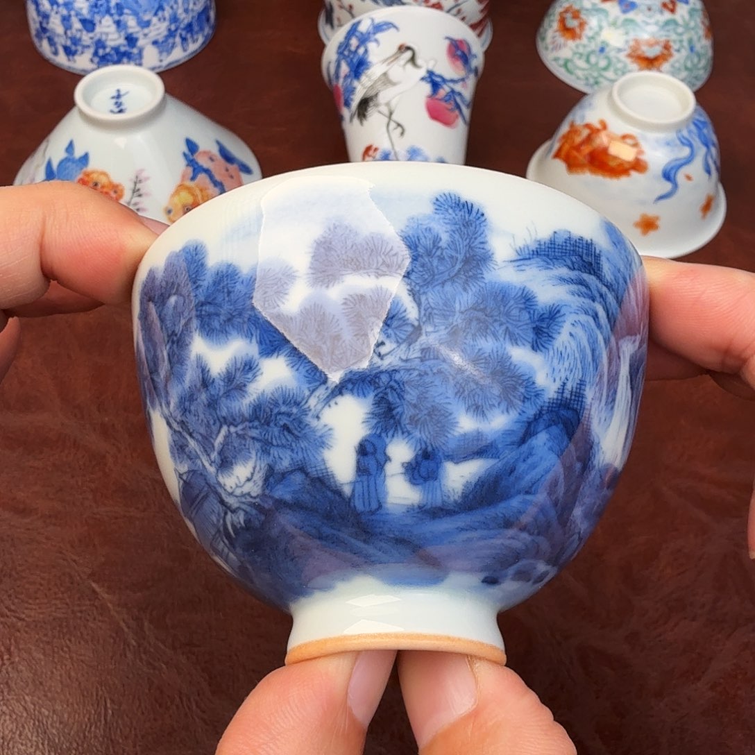 神***吧陶现代景德镇全手全手绘陶瓷